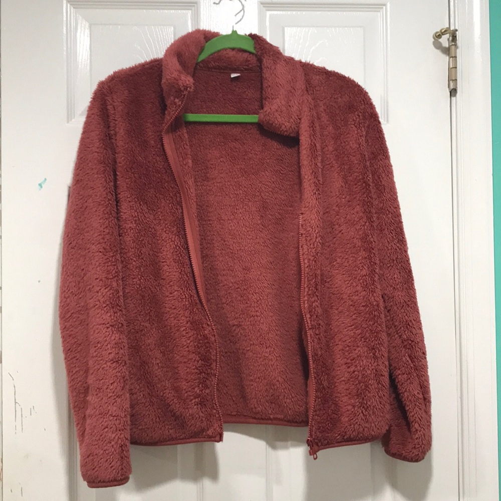 Rust Uniqlo Fall/Spring Jacket - image 1